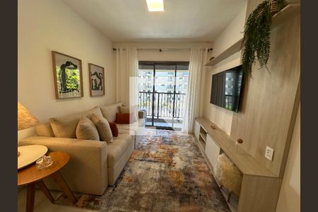 Sala de apartamento para alugar com 1 quarto, 52m² em Alphaville Industrial, Barueri