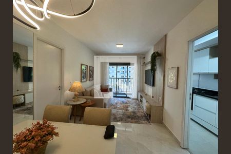 Sala de apartamento para alugar com 1 quarto, 52m² em Alphaville Industrial, Barueri