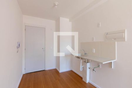 Cozinha de kitnet/studio para alugar com 1 quarto, 21m² em Campos Elíseos, São Paulo