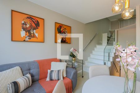 Sala de apartamento à venda com 2 quartos, 46m² em Vila Tramontano, São Paulo
