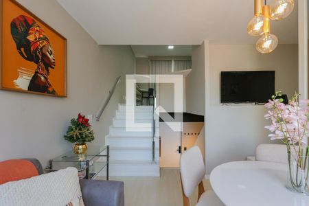 Sala de apartamento à venda com 2 quartos, 46m² em Vila Tramontano, São Paulo