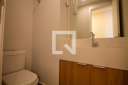 Lavabo de apartamento para alugar com 1 quarto, 59m² em Santo Amaro, São Paulo