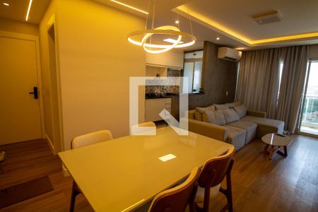 Sala de Jantar de apartamento para alugar com 1 quarto, 59m² em Santo Amaro, São Paulo