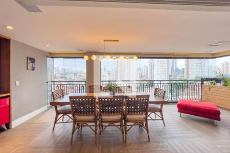 Varanda de apartamento à venda com 3 quartos, 140m² em Bosque da Saúde, São Paulo
