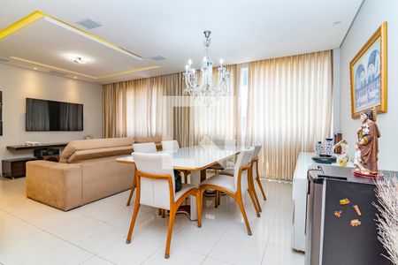 Sala de apartamento à venda com 4 quartos, 132m² em Buritis, Belo Horizonte