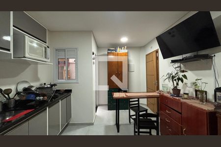 Sala - Sala de Jantar de apartamento à venda com 2 quartos, 50m² em Jardim Bela Vista, Santo André