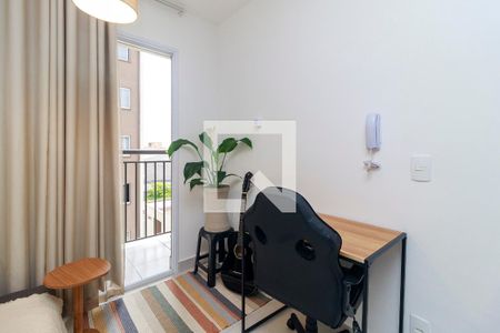 Sala de apartamento para alugar com 1 quarto, 27m² em Jardim Caravelas, São Paulo