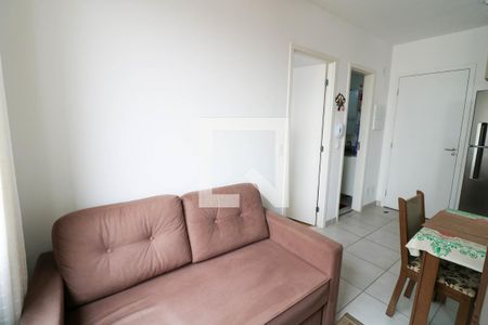 Sala / Cozinha de apartamento à venda com 1 quarto, 35m² em Santo Amaro, São Paulo