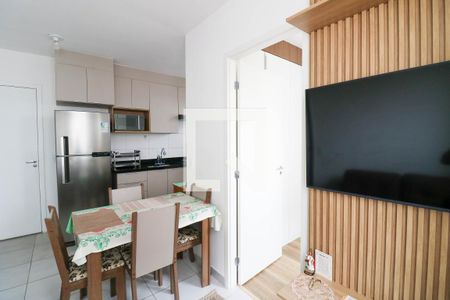 Sala / Cozinha de apartamento à venda com 1 quarto, 35m² em Santo Amaro, São Paulo