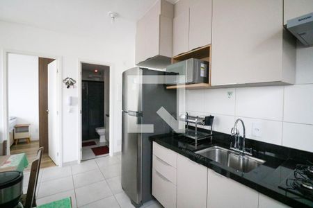 Sala / Cozinha de apartamento à venda com 1 quarto, 35m² em Santo Amaro, São Paulo