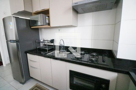 Sala / Cozinha de apartamento à venda com 1 quarto, 35m² em Santo Amaro, São Paulo