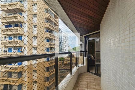 varanda de apartamento para alugar com 4 quartos, 110m² em Vila Alzira, Guarujá