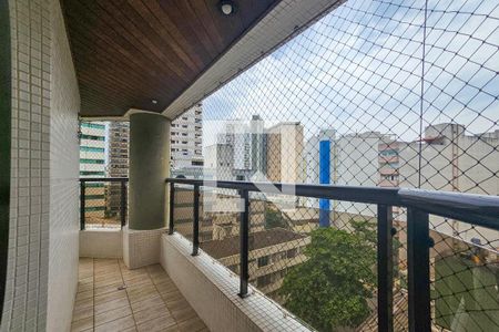 varanda  de apartamento para alugar com 4 quartos, 110m² em Vila Alzira, Guarujá