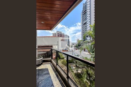 Varanda da Sala de apartamento para alugar com 4 quartos, 122m² em Vila Regente Feijó, São Paulo