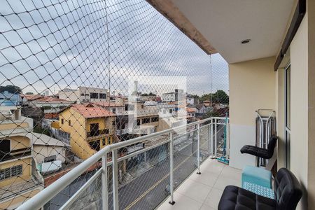 Varanda da Sala de apartamento à venda com 3 quartos, 95m² em Vila Alvinopolis, São Bernardo do Campo