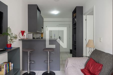 Sala de apartamento para alugar com 1 quarto, 29m² em Bela Vista, São Paulo