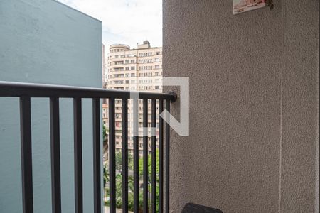 Varanda da Sala de apartamento para alugar com 1 quarto, 29m² em Bela Vista, São Paulo