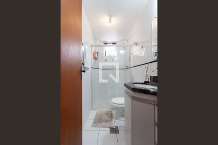 Banheiro da Suíte de apartamento à venda com 3 quartos, 79m² em Serrano, Belo Horizonte