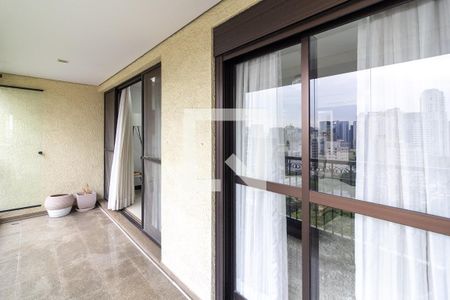Varanda de apartamento para alugar com 3 quartos, 134m² em Brooklin, São Paulo