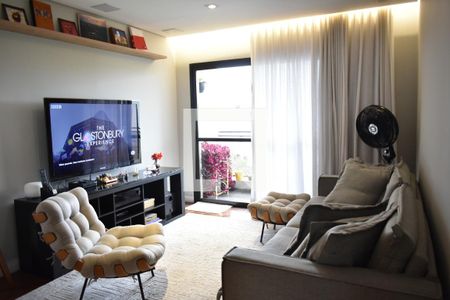 Sala de apartamento para alugar com 3 quartos, 90m² em Mirandópolis, São Paulo