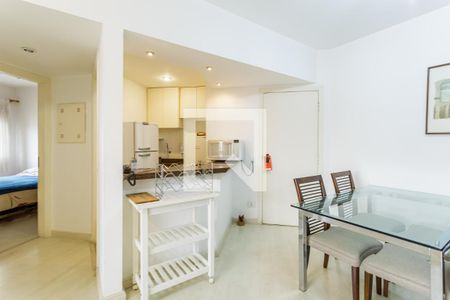 Cozinha de apartamento para alugar com 1 quarto, 42m² em Vila Nova Conceição, São Paulo
