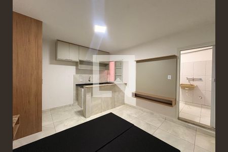 Sala/ quarto  de kitnet/studio para alugar com 1 quarto, 26m² em Parque das Nações, Santo André