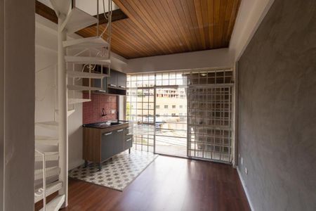 Sala/Cozinha de apartamento para alugar com 1 quarto, 40m² em Mercês, Curitiba