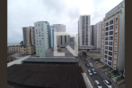 Vista da Sala de apartamento para alugar com 1 quarto, 47m² em Itararé, São Vicente