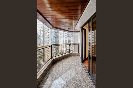 Varanda da Sala de apartamento para alugar com 4 quartos, 158m² em Vila Regente Feijó, São Paulo