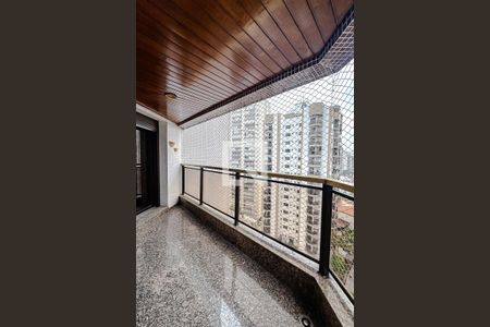 Varanda da Sala de apartamento para alugar com 4 quartos, 158m² em Vila Regente Feijó, São Paulo