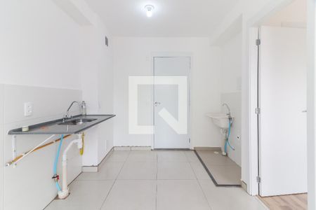 Cozinha e Área de Serviço de apartamento para alugar com 1 quarto, 27m² em Vila Butantã, São Paulo