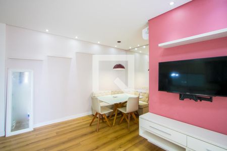 Sala de apartamento à venda com 2 quartos, 70m² em Jardim, Santo André