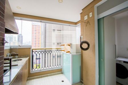 Varanda gourmet de apartamento à venda com 2 quartos, 70m² em Jardim, Santo André