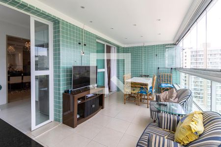 Varanda de apartamento para alugar com 3 quartos, 150m² em Canto do Forte, Praia Grande