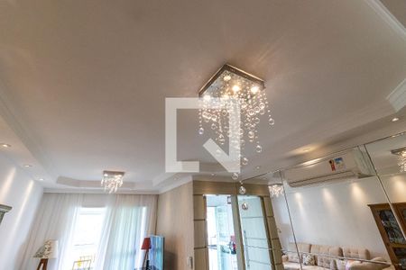 Detalhe da sala de apartamento para alugar com 3 quartos, 150m² em Canto do Forte, Praia Grande