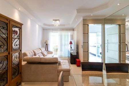 Sala de apartamento para alugar com 3 quartos, 150m² em Canto do Forte, Praia Grande