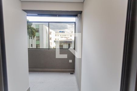 Varanda na Sala de apartamento para alugar com 2 quartos, 77m² em Cidade Nova, Belo Horizonte
