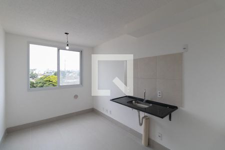 Sala e Cozinha de apartamento para alugar com 1 quarto, 25m² em Jardim America da Penha, São Paulo