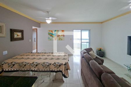 Sala de apartamento para alugar com 3 quartos, 110m² em Vila Caiçara, Praia Grande
