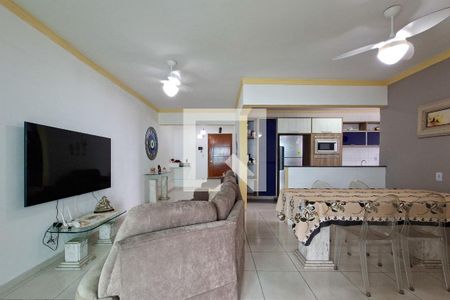 Sala de apartamento para alugar com 3 quartos, 110m² em Vila Caiçara, Praia Grande