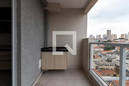 Varanda e Área de Serviço de apartamento para alugar com 1 quarto, 33m² em Santana, São Paulo