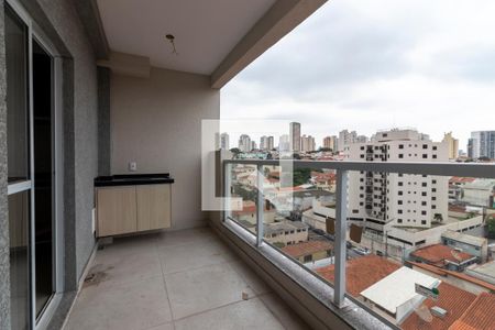 Varanda e Área de Serviço de apartamento para alugar com 1 quarto, 33m² em Santana, São Paulo