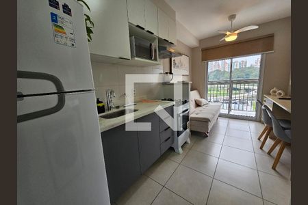 Sala/Cozinha de kitnet/studio para alugar com 1 quarto, 30m² em Jardim Caravelas, São Paulo
