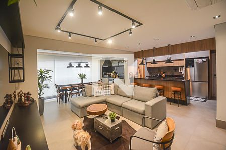 Sala de apartamento à venda com 3 quartos, 127m² em Jardim Chácara Inglesa, São Bernardo do Campo