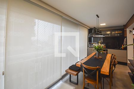Varanda gourmet de apartamento à venda com 3 quartos, 127m² em Jardim Chácara Inglesa, São Bernardo do Campo