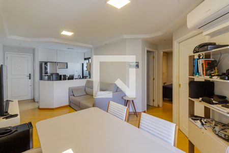 Sala de apartamento à venda com 2 quartos, 58m² em Indianópolis, São Paulo