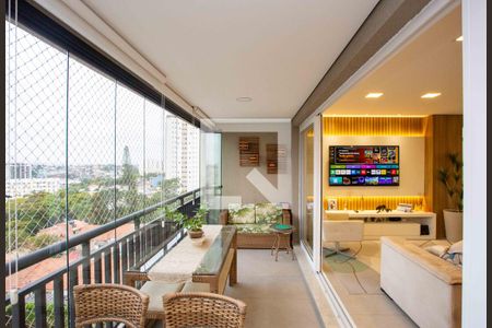 Varanda da Sala de apartamento à venda com 3 quartos, 130m² em Jardim Elisa, Diadema