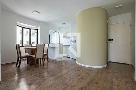 Sala/Cozinha de apartamento à venda com 1 quarto, 51m² em Pinheiros, São Paulo
