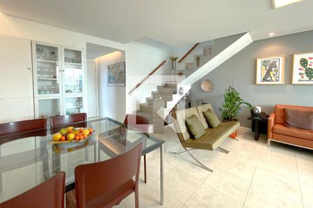 Sala - Jantar de apartamento à venda com 4 quartos, 207m² em Funcionários, Belo Horizonte