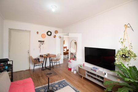 Sala de apartamento à venda com 1 quarto, 49m² em Jardim Cocaia, Guarulhos